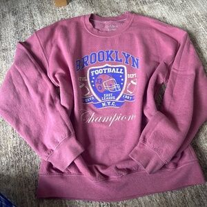 Urban Outfitters Brooklyn football sweatshirt